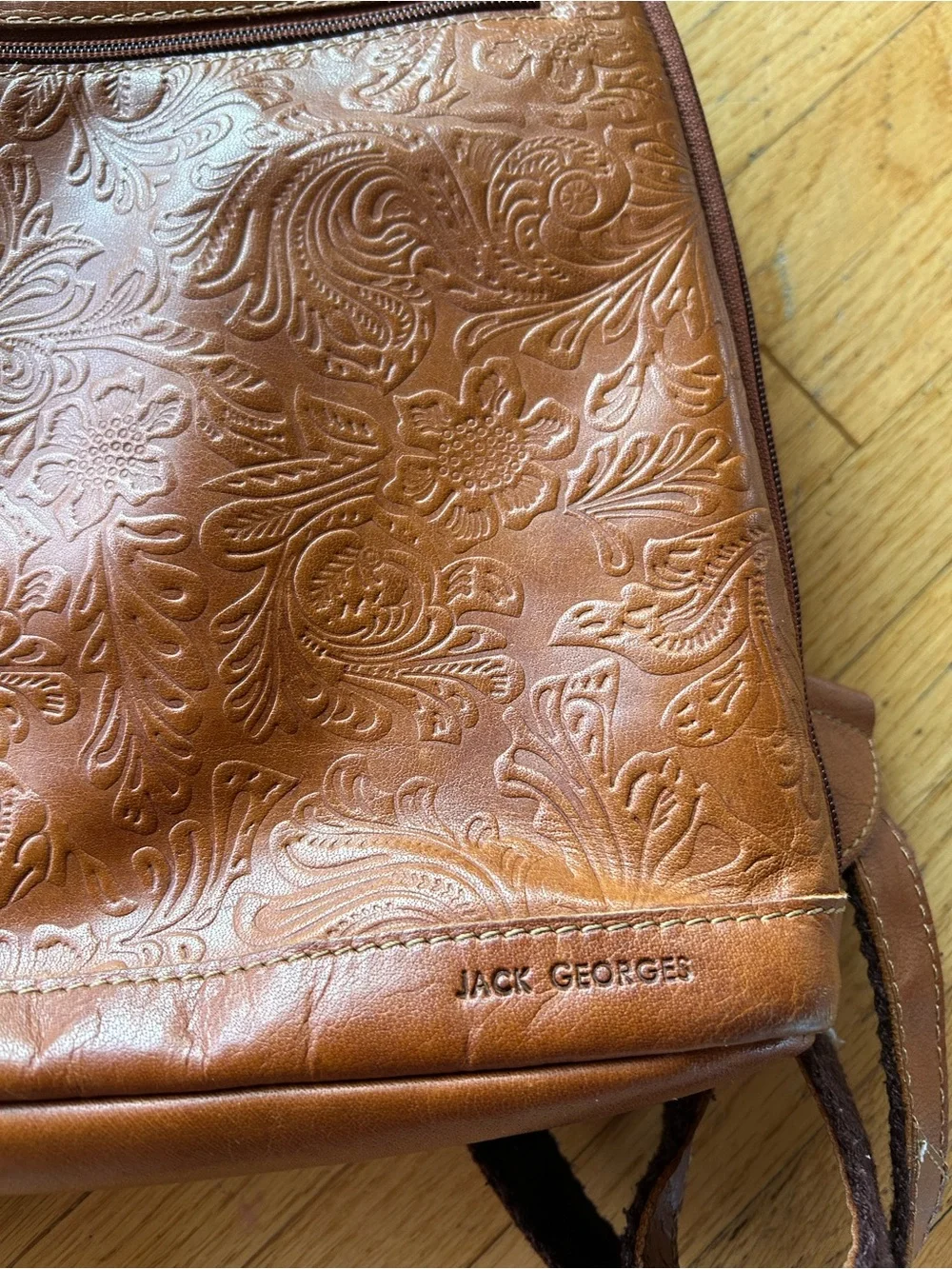 Jack Georges compact embossed